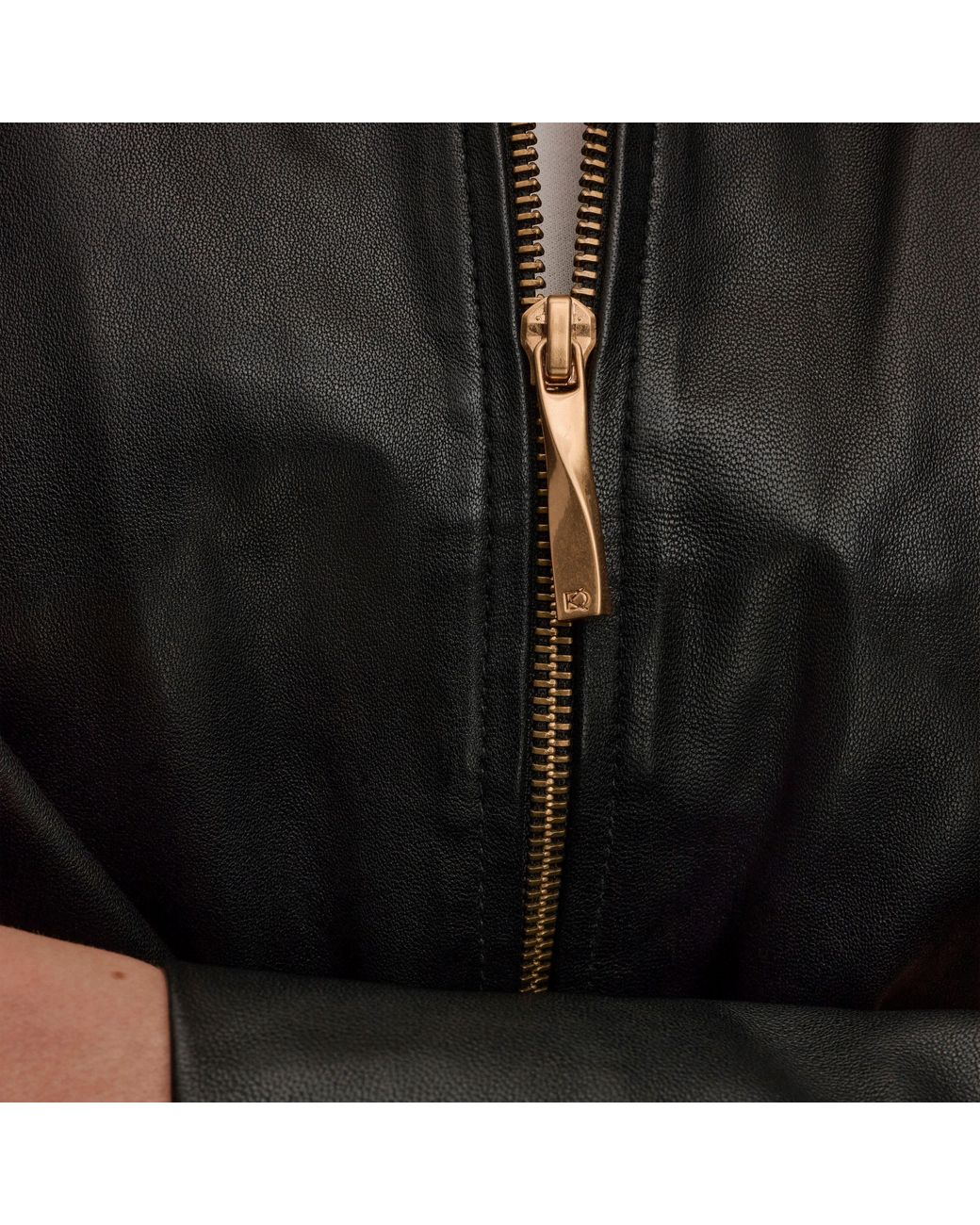 Donna Karan Black Leather Jacket