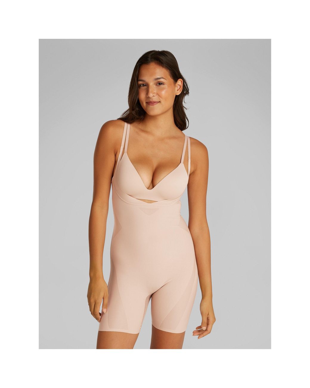 Calvin Klein Natural Sculpt Firm Seamless Compression Shapewear Bodysuit