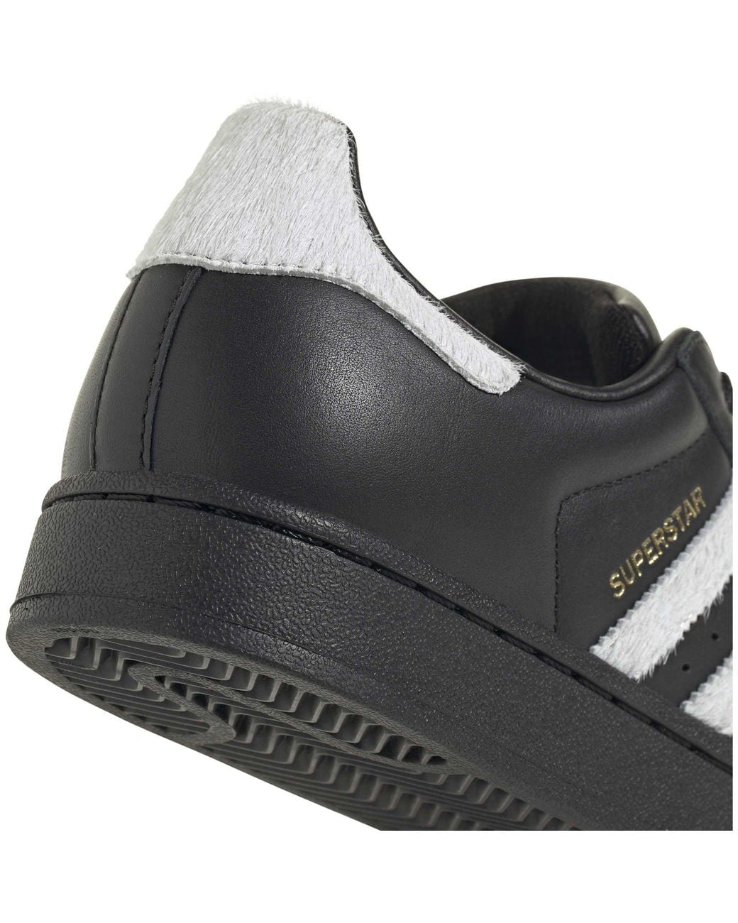 Adidas Originals Black Superstar Ii Leather Low-Top Trainers