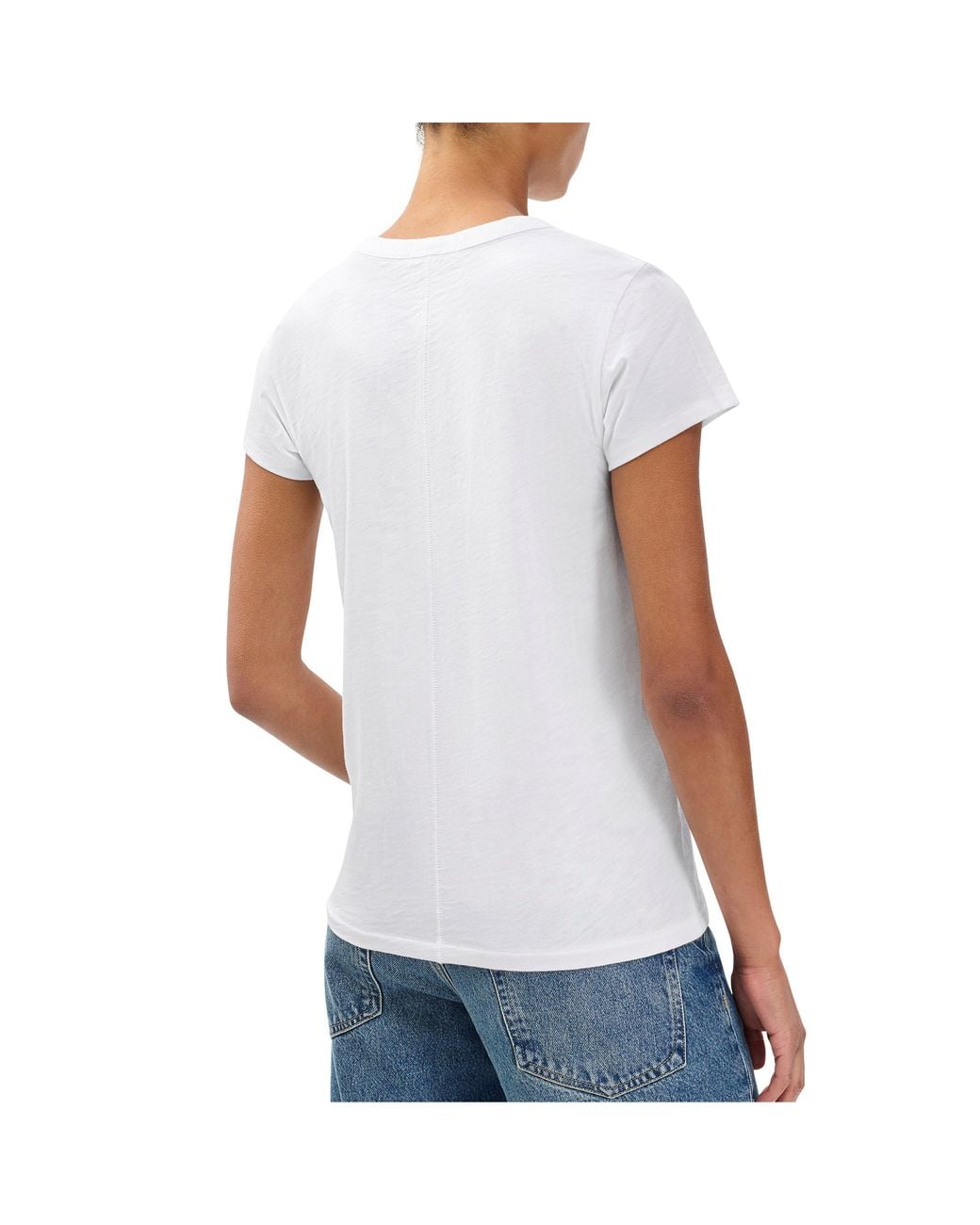 Rag & Bone White Regular Fit Nyc T-Shirt