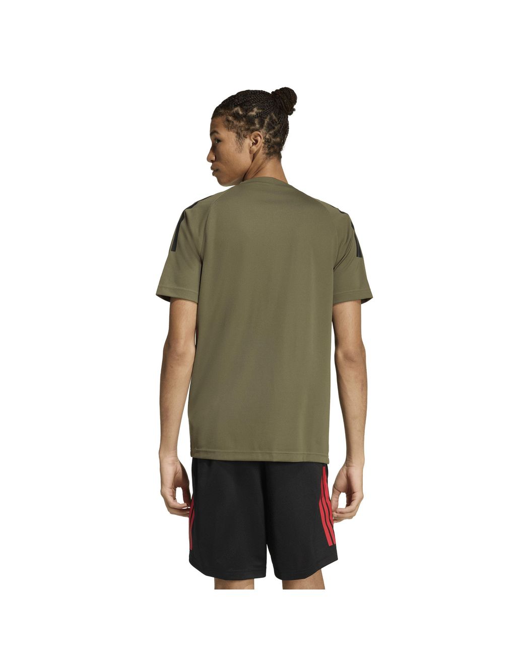 Adidas Green Classic 3 Stripe Sereno T-Shirt for men