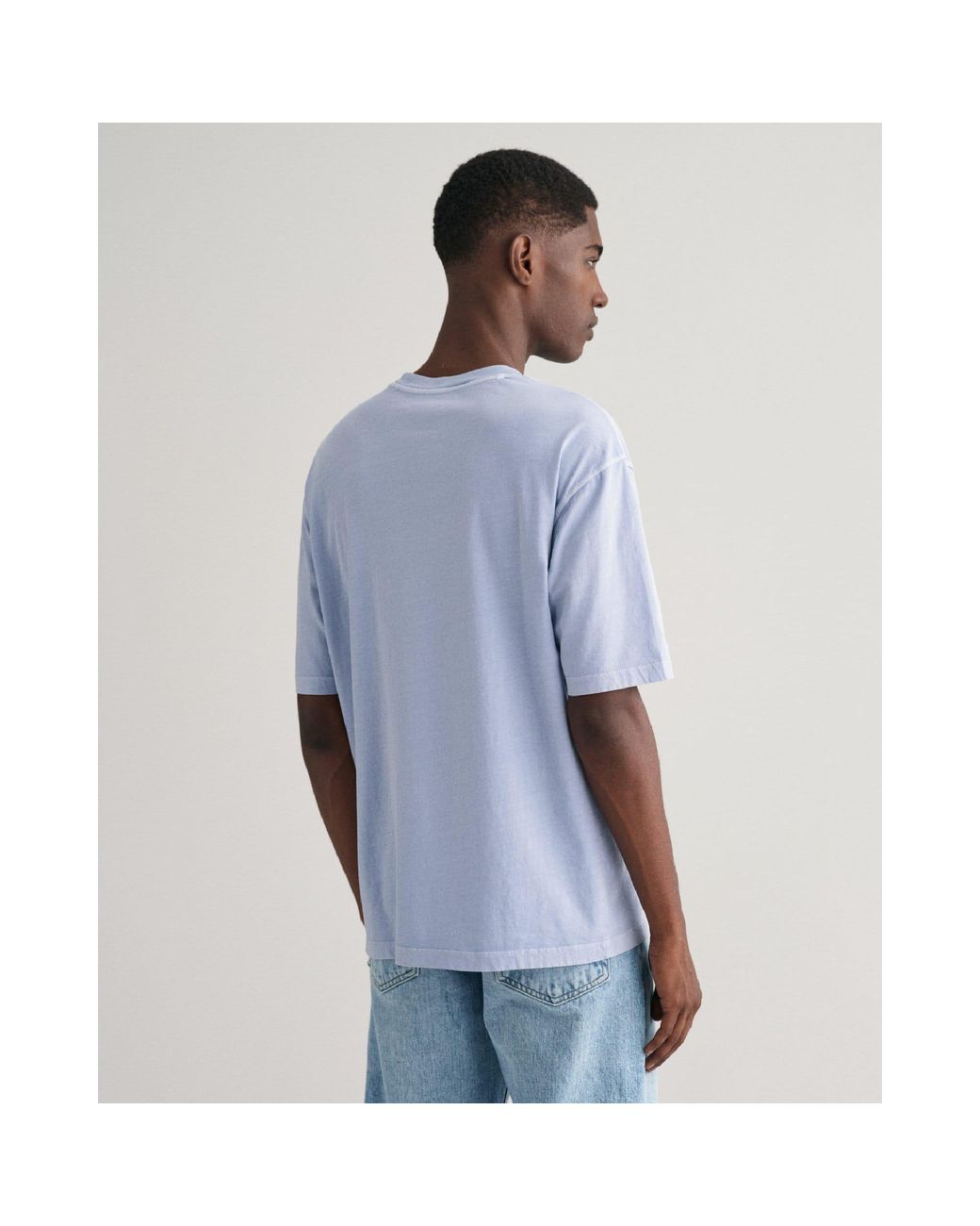 Gant Blue Sunfaded T-Shirt Cotton for men