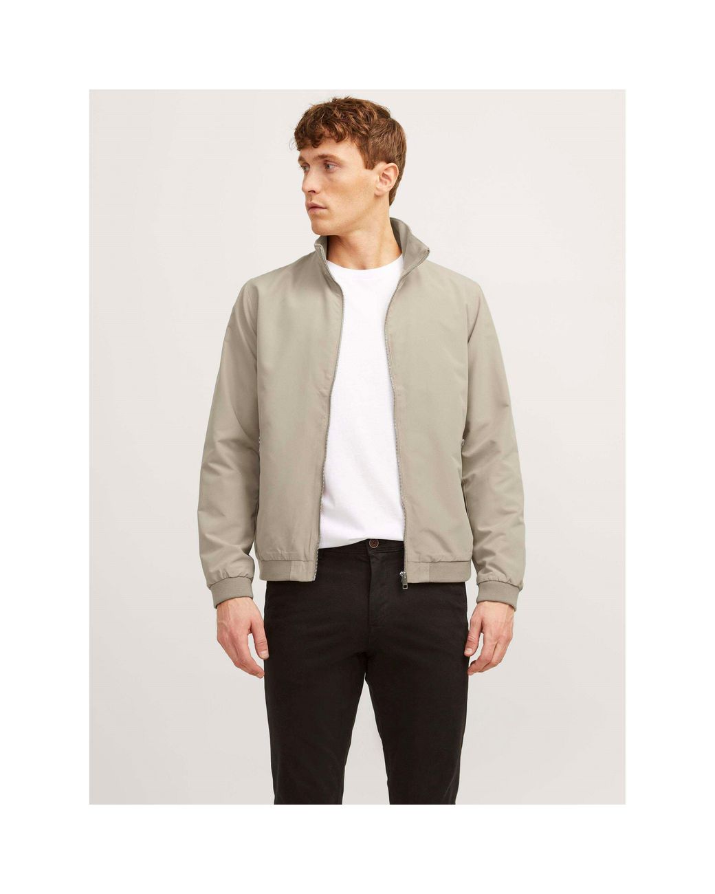 Jack & Jones Natural Rush Harrington Bomber Jacket for men