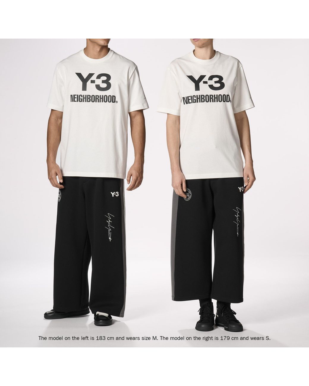 Y-3 White X Neighborhood Logo T-Shirt for men