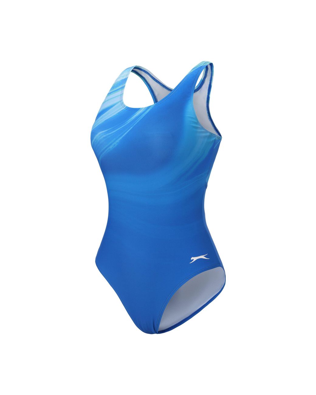 Slazenger 1881 Blue Racer Back Lycra Xtra Life Swimsuit Ladies