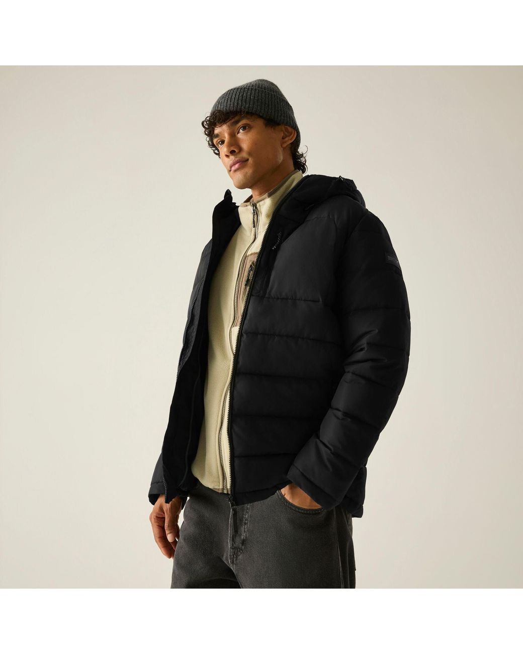 Regatta Black Frankie Padded Jacket for men