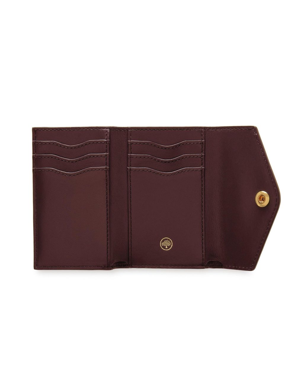 Mulberry Black Leather Folded Multi-Card Wallet