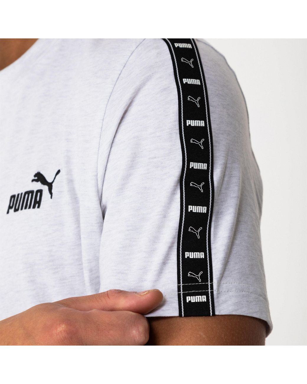 PUMA White Tape Regular Fit T-Shirt for men