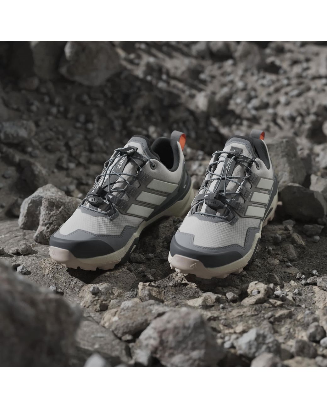 Adidas Gray Non-Waterproof Hiking Shoes