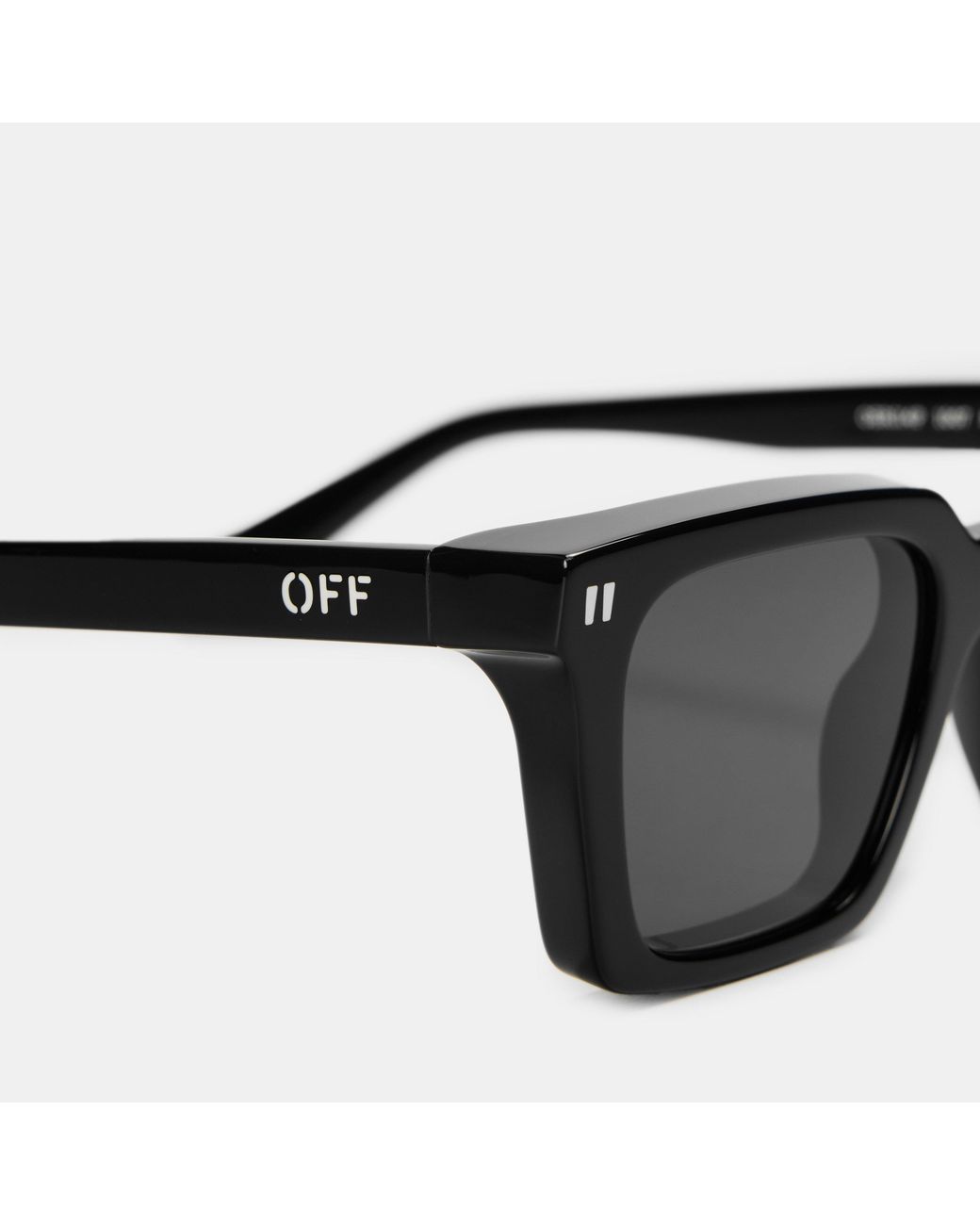 Off-White c/o Virgil Abloh Gray Reno Rectangle Sunglasses for men