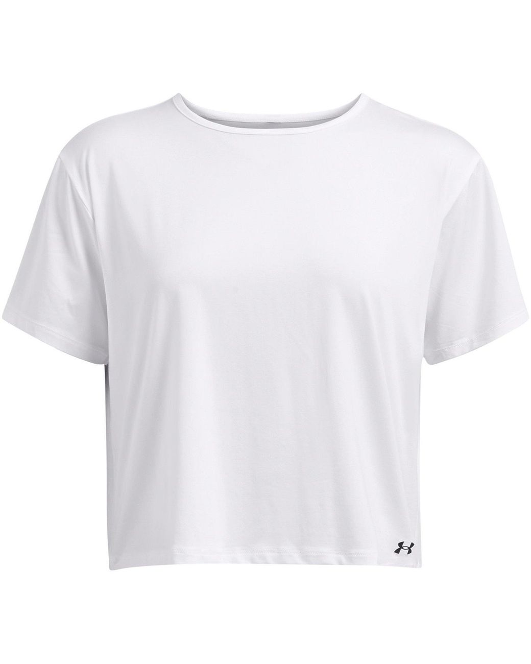 Under Armour White Motion Short-Sleeve Performance Gym Top