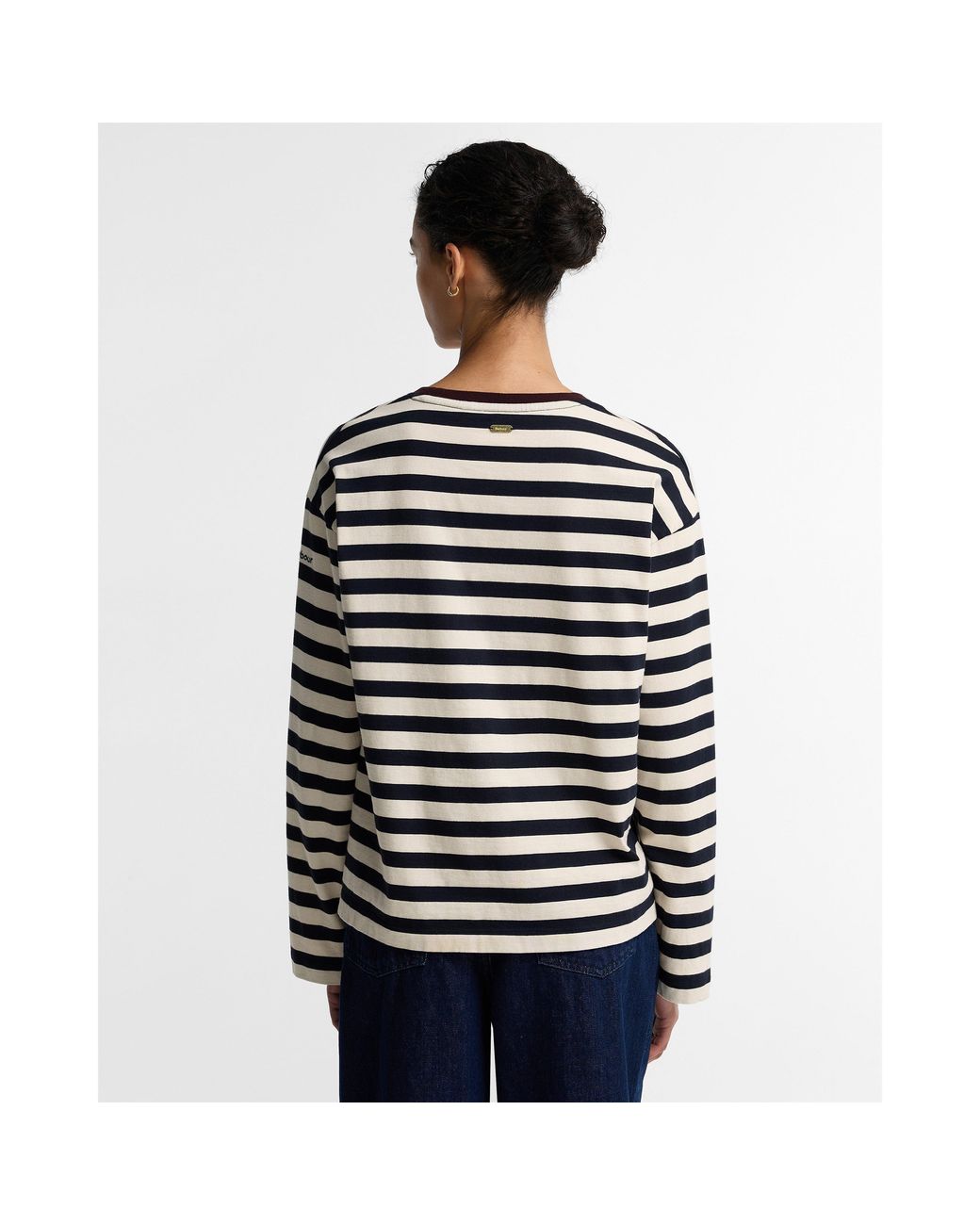 Barbour Black Woodhouse Timeless Classics Cotton Long-Sleeve T-Shirt