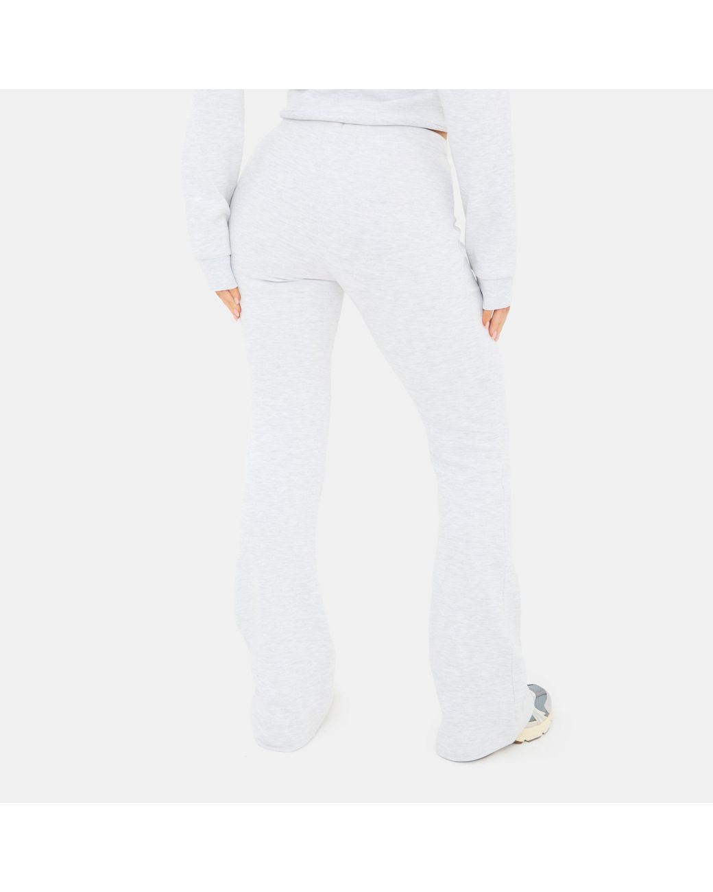 I Saw It First White Pinktuck Jogger