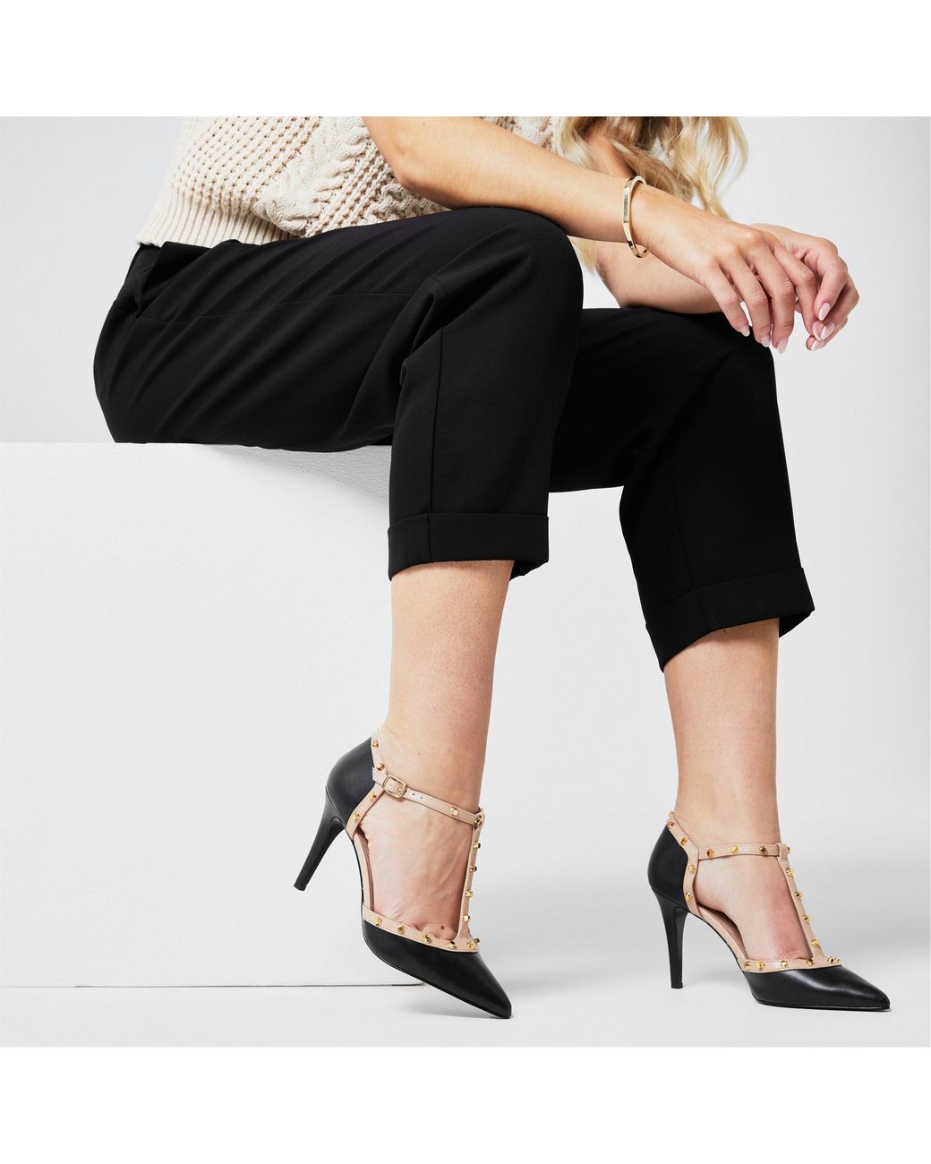 Dune Metallic Cliopatra Heeled Sandals