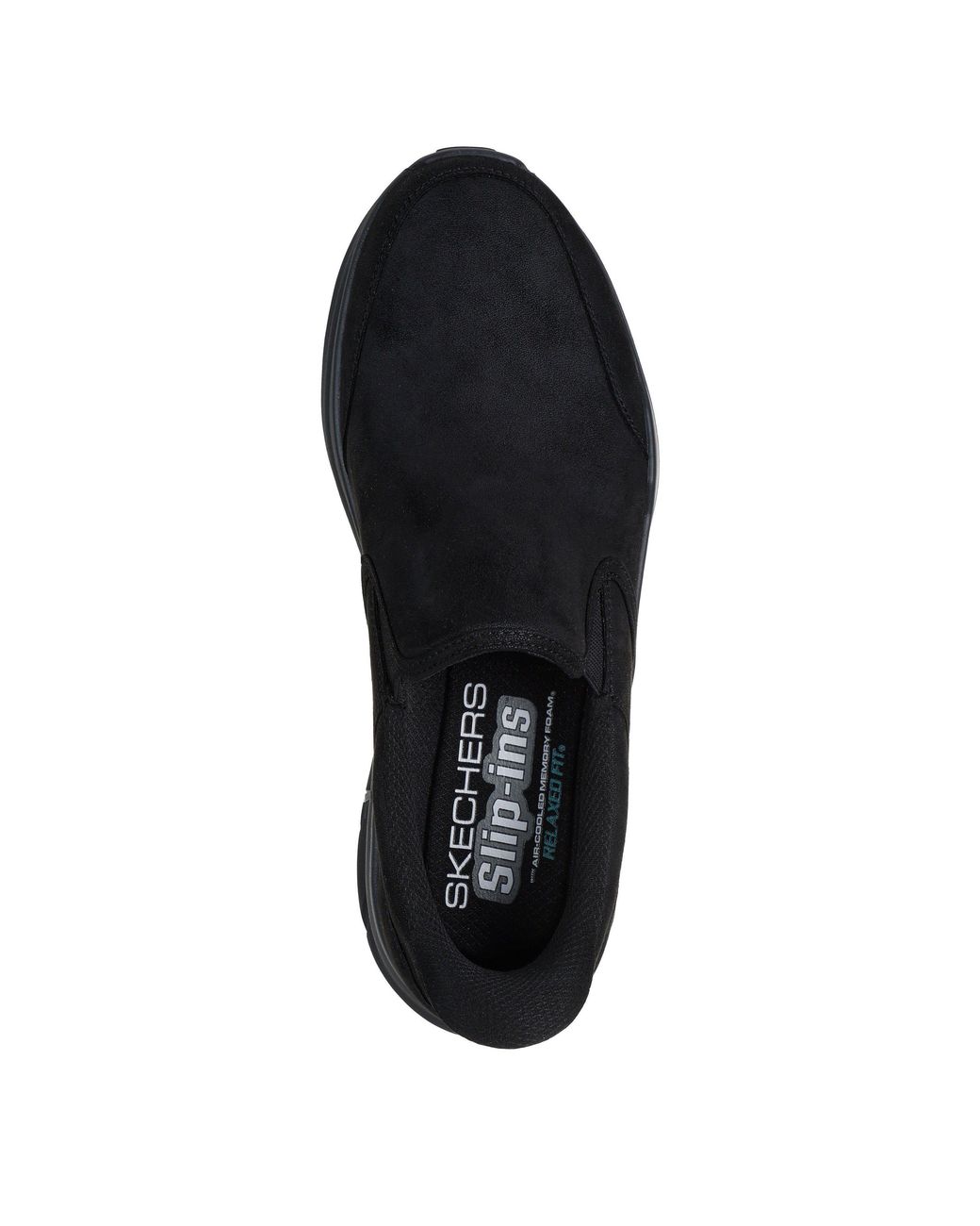 Skechers Black Equalizer 6.0 Zor Relaxed-Fit Slip-On Trainers for men