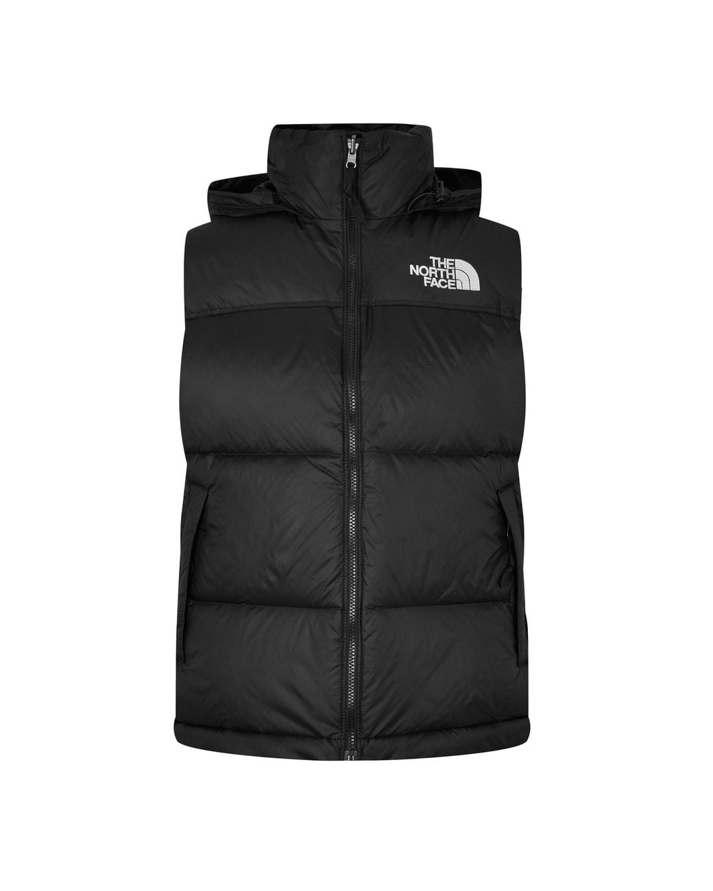 The North Face Black 1996 Retro Nuptse 700-Fill Down Water Resistant Recycled Gilet for men