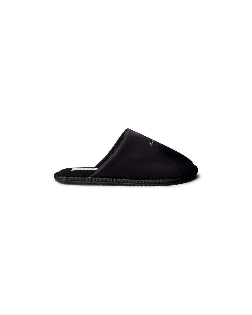 Calvin Klein Black Ck Mono Mule Slippers for men