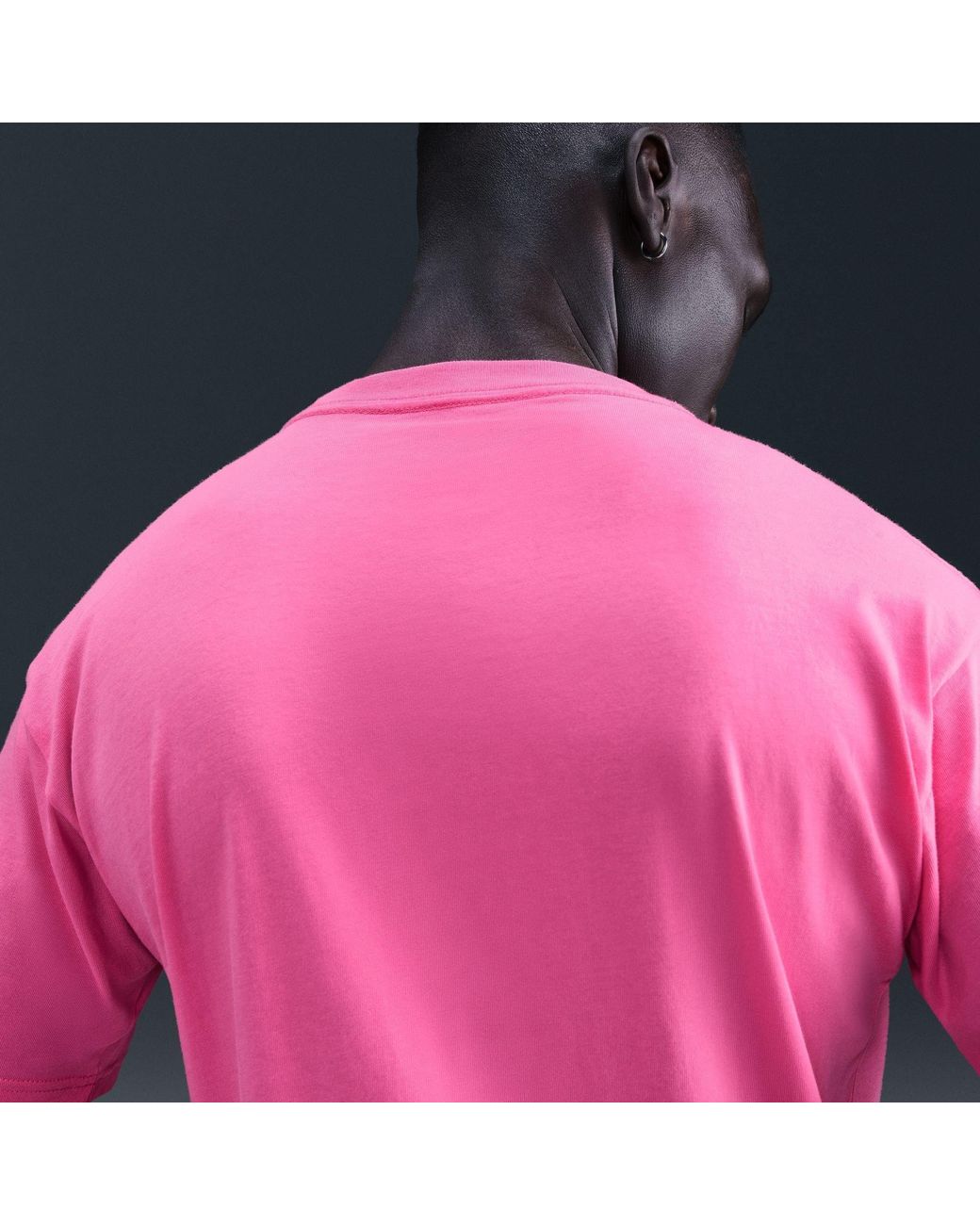 Nike Pink Nsw Air Photo Cotton T-Shirt