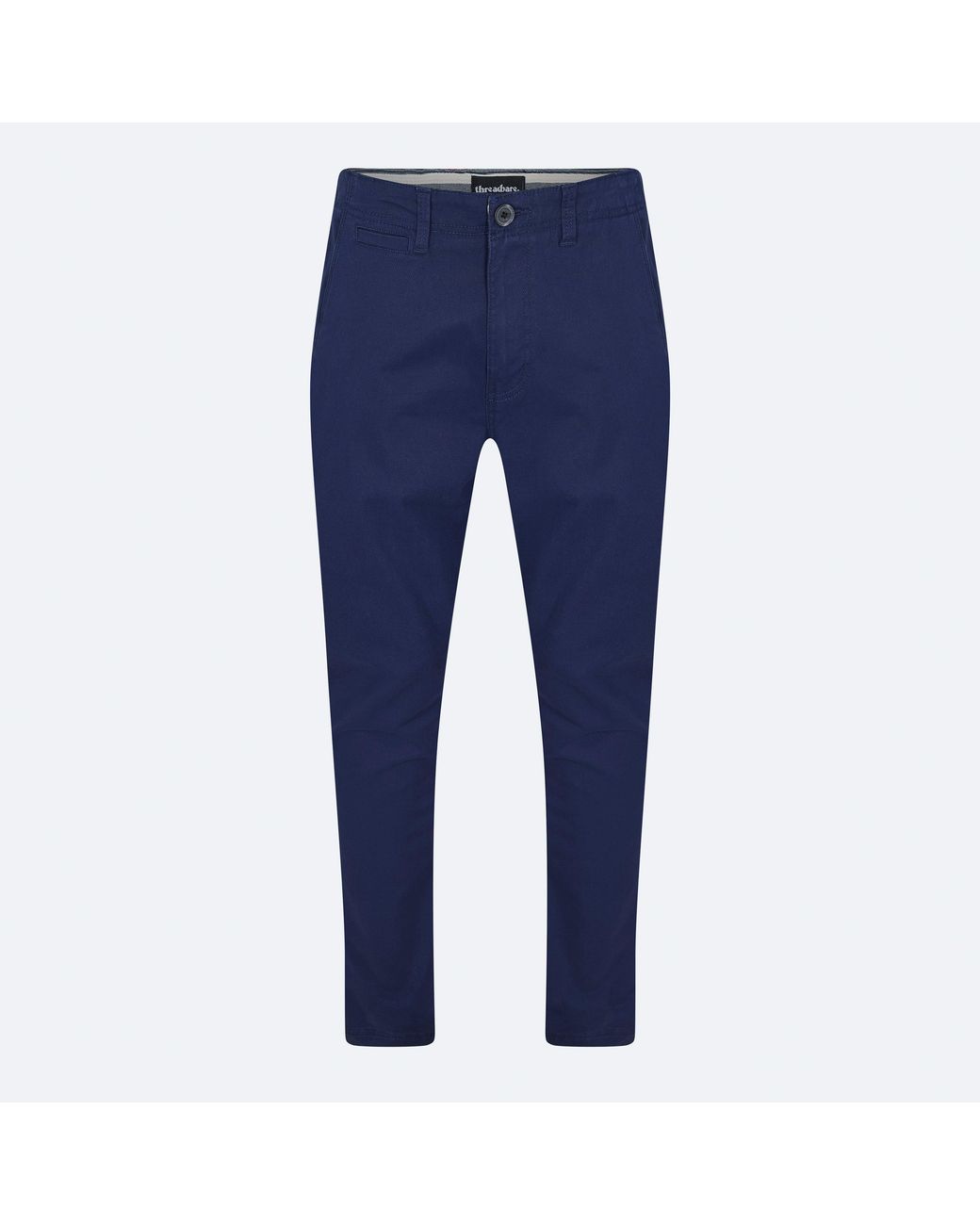 Threadbare Blue Cargo Trousers for men