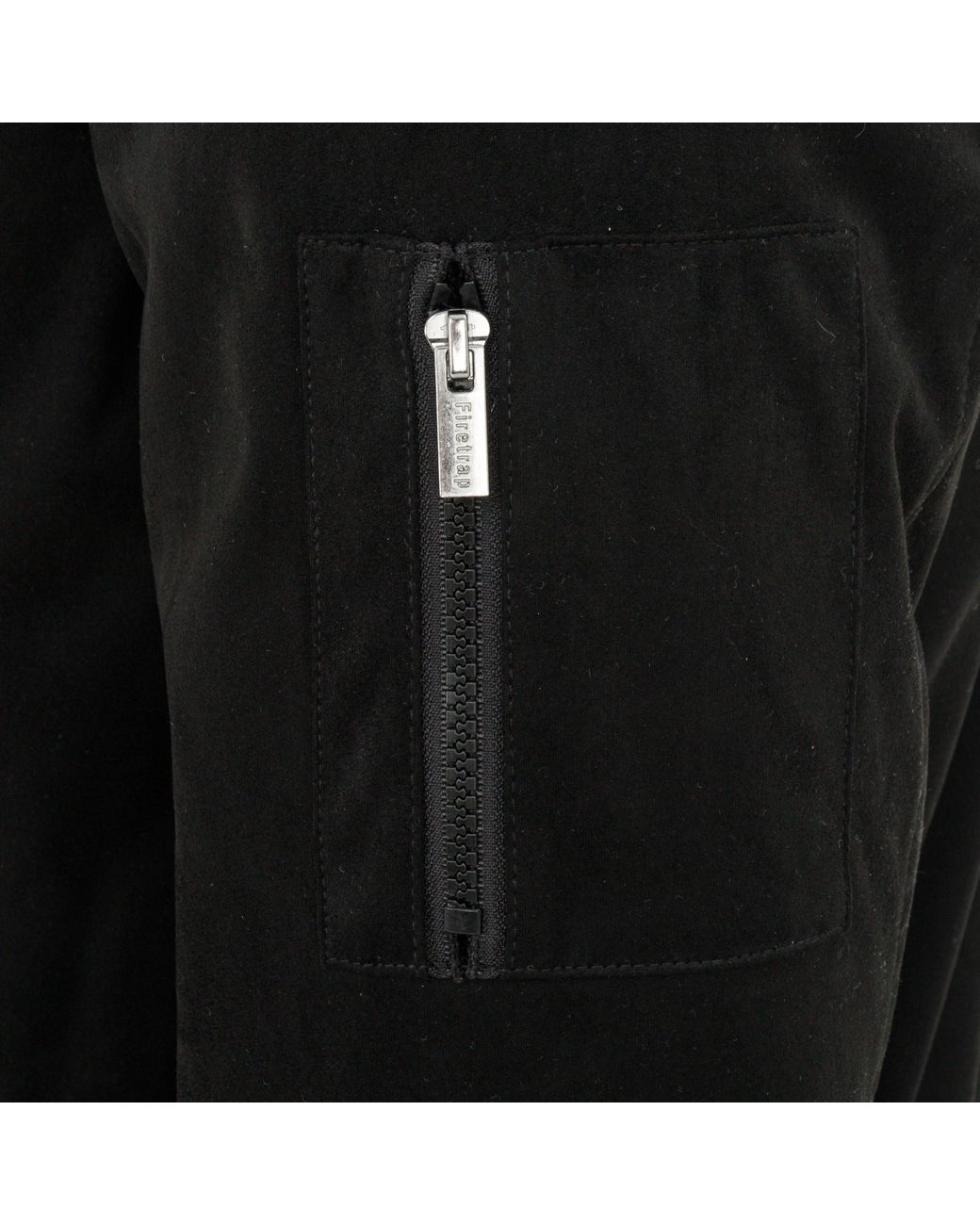 Firetrap Black Suede Jacket for men