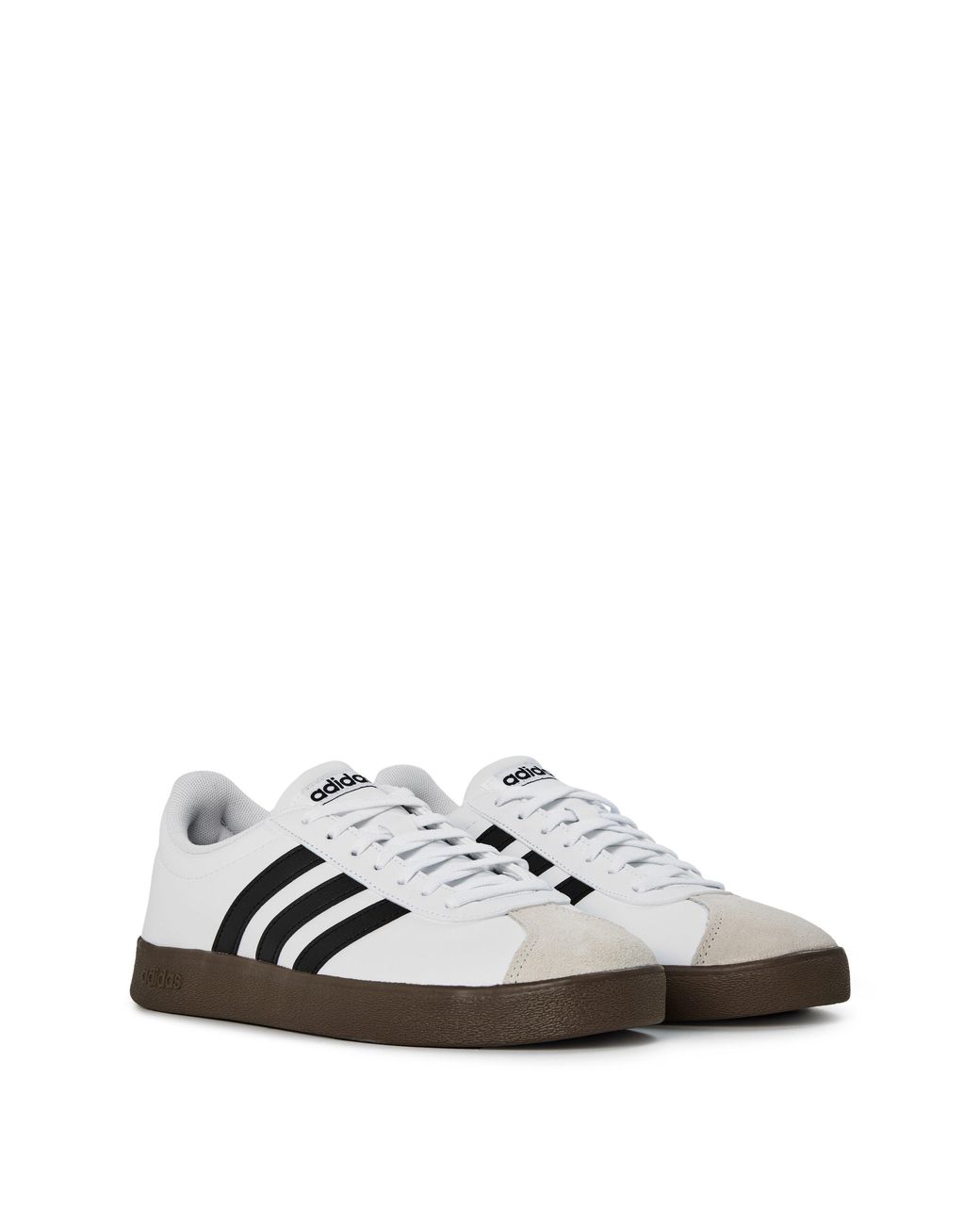 Adidas White Vl Court Base Shoes