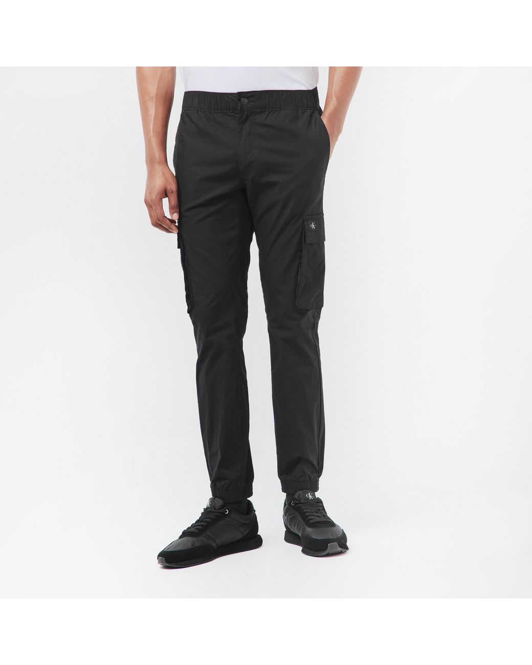 Calvin Klein Black Skinny Cargo Trouser for men