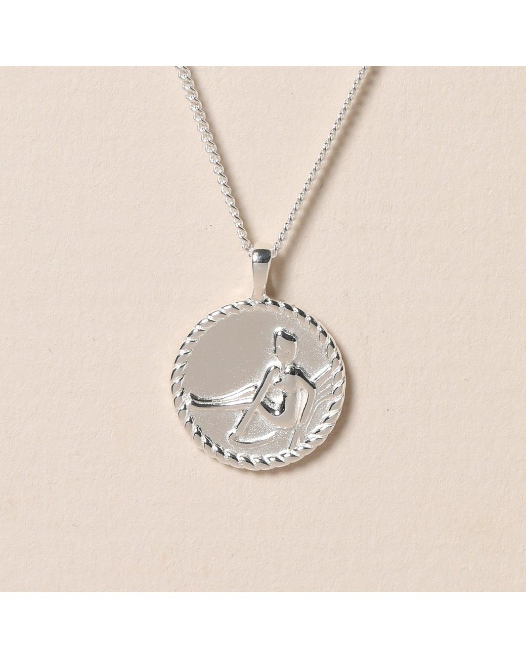 Simply Silver White Sterling 925 Zodiac Pendant
