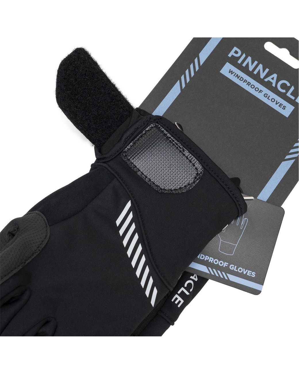 Pinnacle Black Windproof Gloves