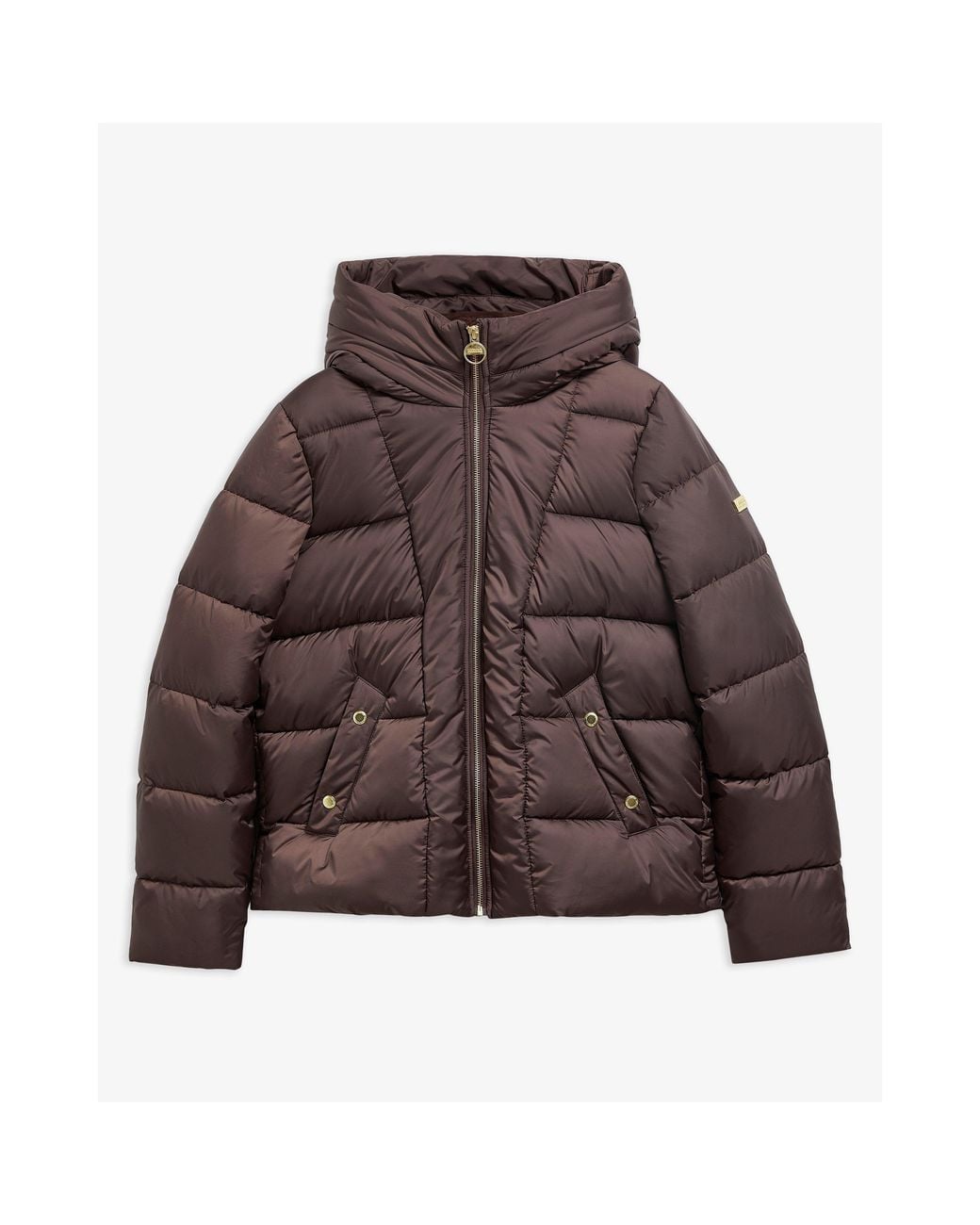 Barbour Brown B.Int Brantley Puf J Ld64