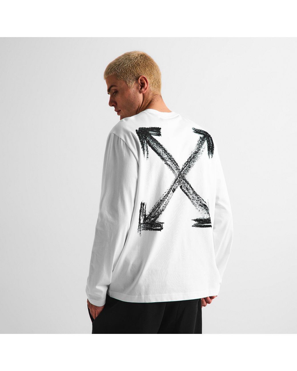 Off-White c/o Virgil Abloh White Off Long Sleeve T Shirt for men