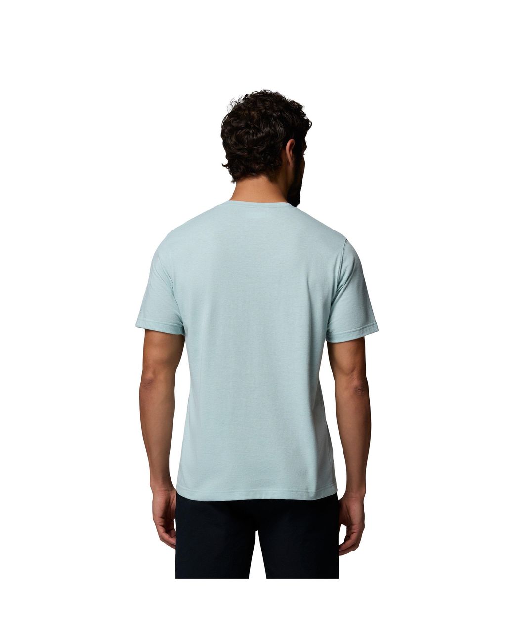 Columbia Blue Short Sleeve Performance T-Shirt for men