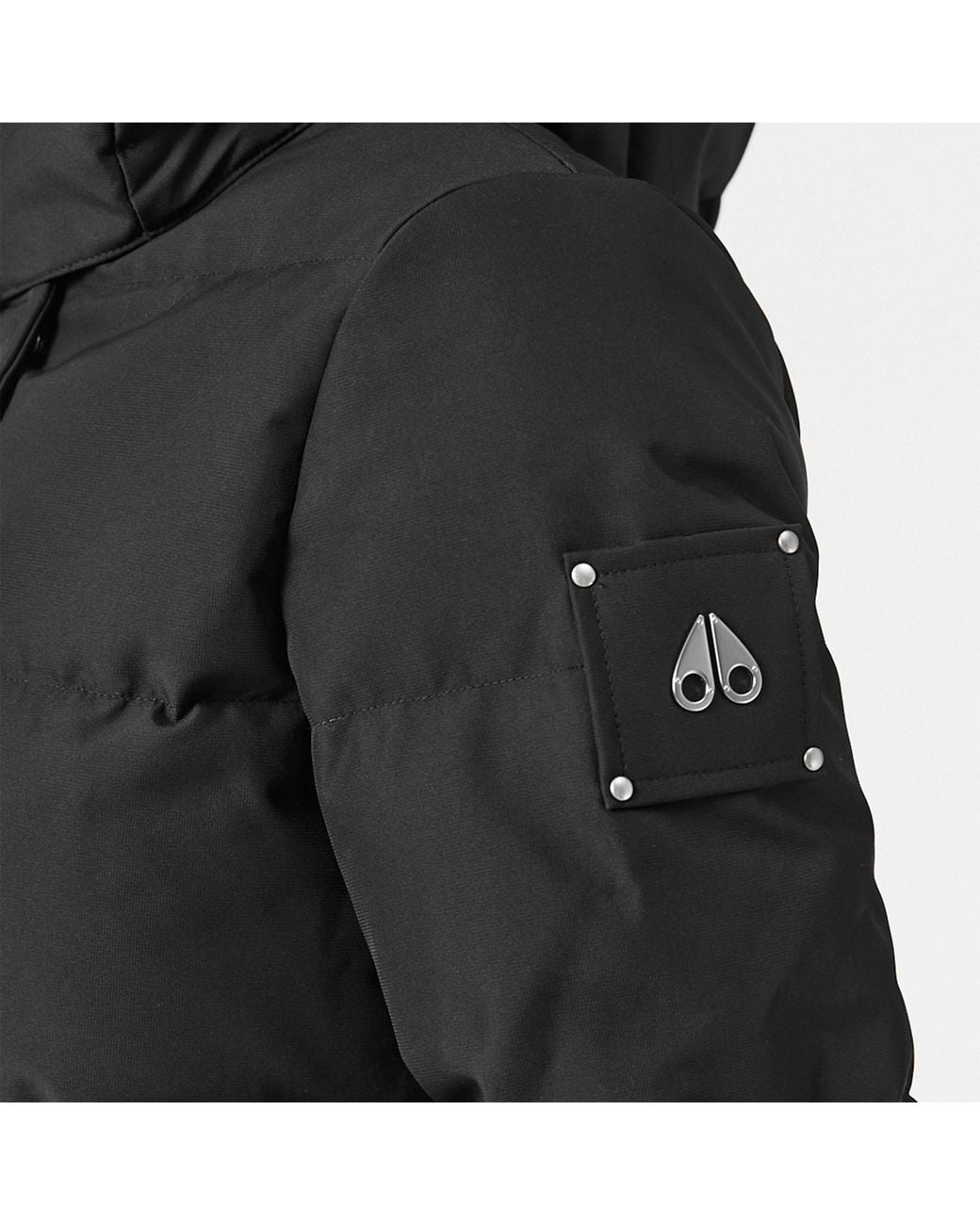 Moose Knuckles Black Cloud Coat Quilted Jacket