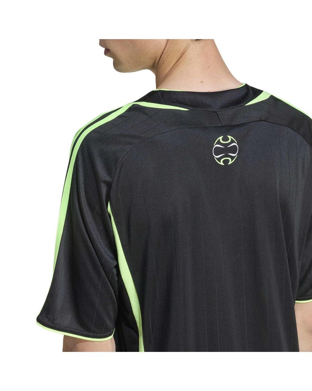 Adidas Green Teamgeist Round-Neck Short-Sleeve Graphic T-Shirt for men