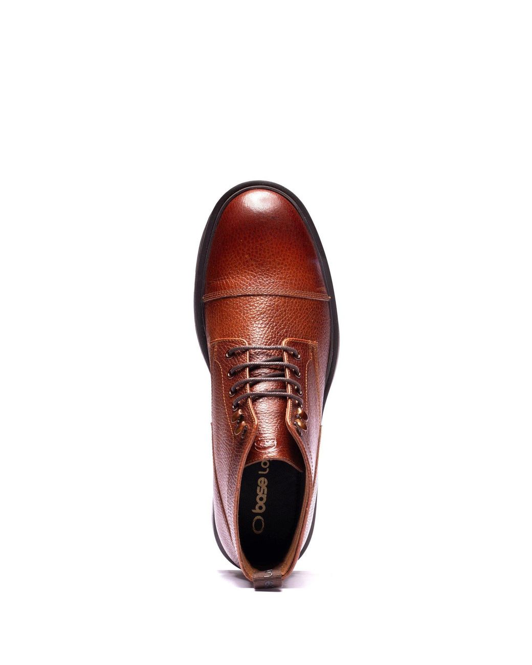 Base London Red Mercer Toe Cap Boot for men