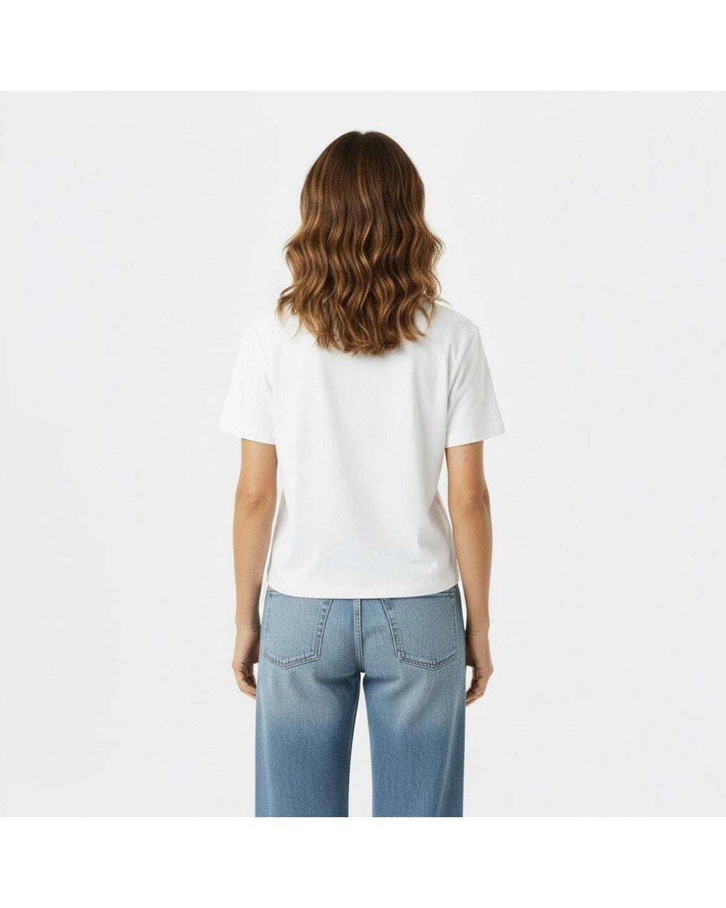 Tommy Hilfiger White Boxy Interl T-Shirt