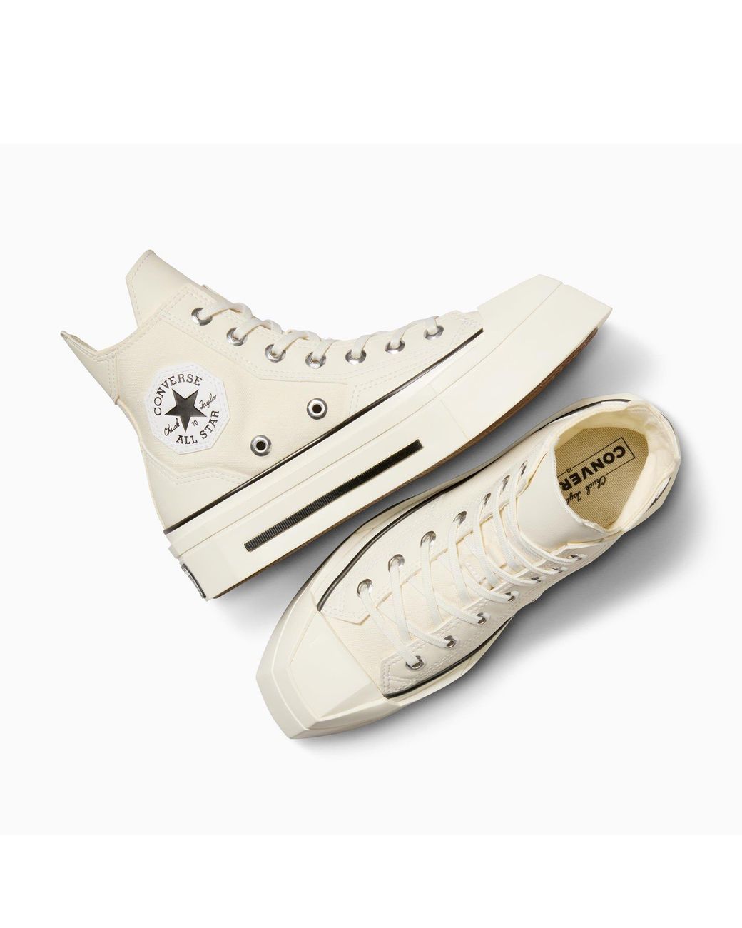 Converse White Adults Chuck 70 De Luxe Squared High-Top Trainers