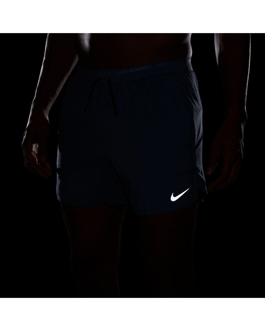 Nike Blue Dri Fit 5 Brief Lined Running Shorts for men