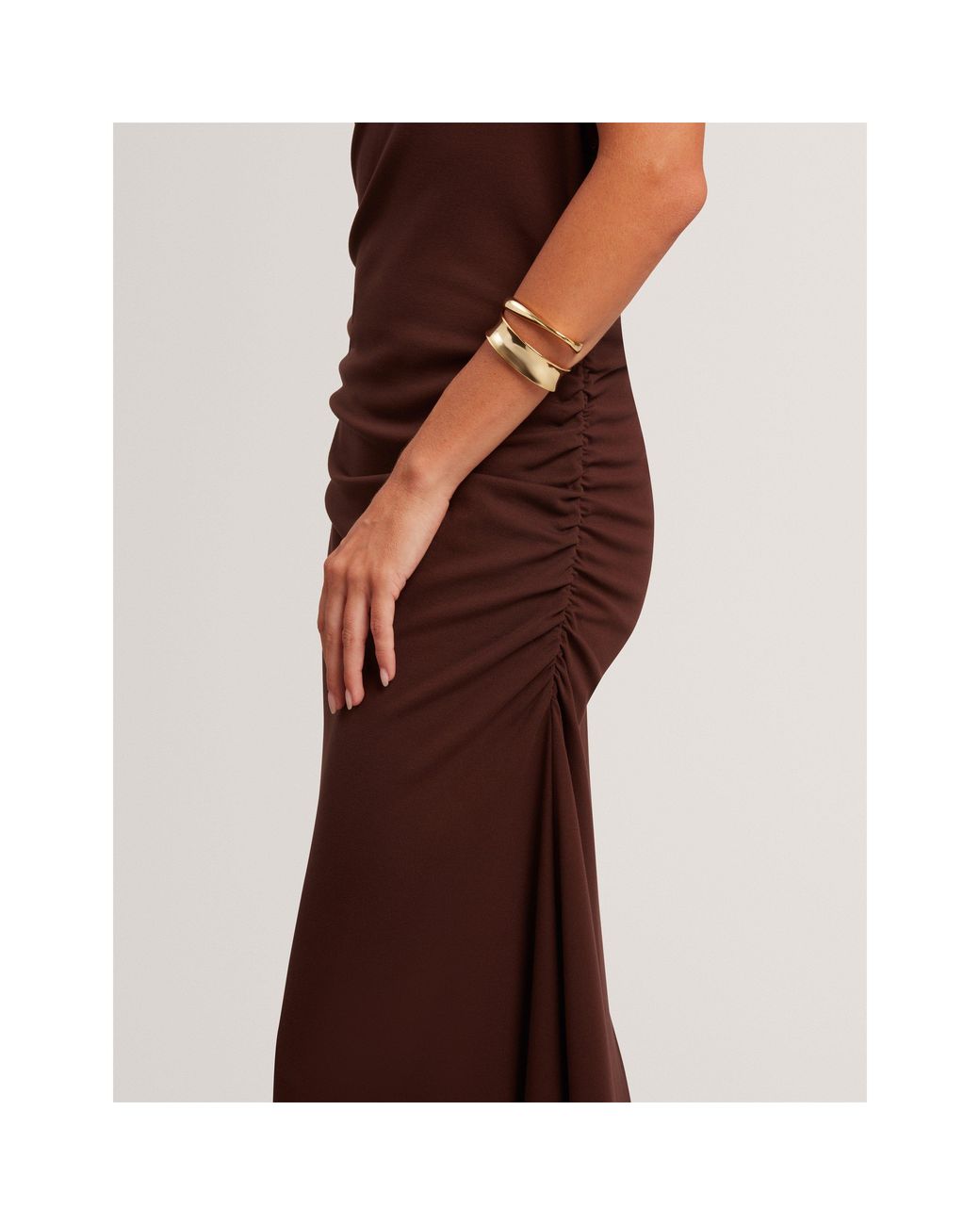Ted Baker Brown Ted Jsy Midi Dress Ld64