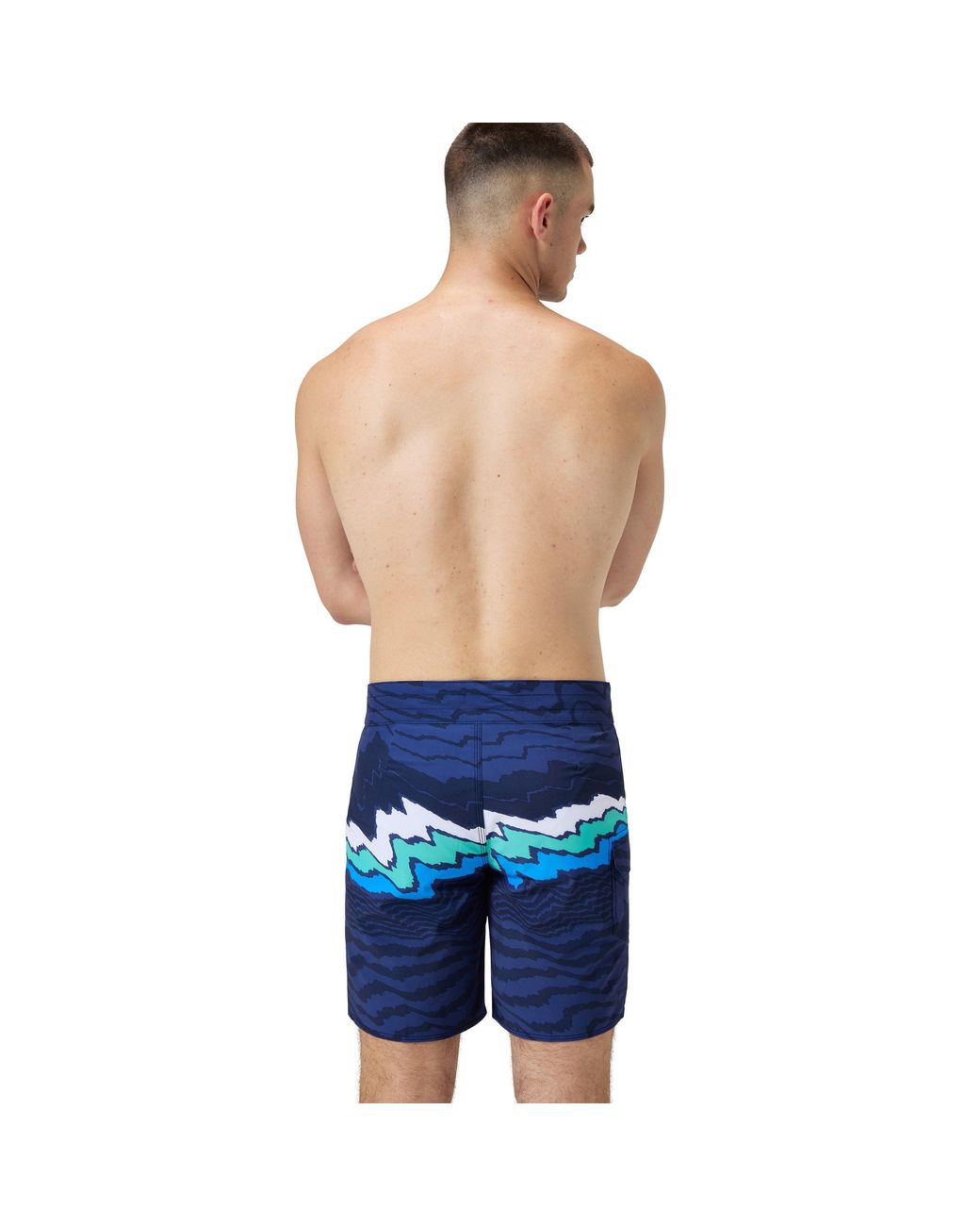 Speedo Blue The Lookout Printed Boardshorts for men