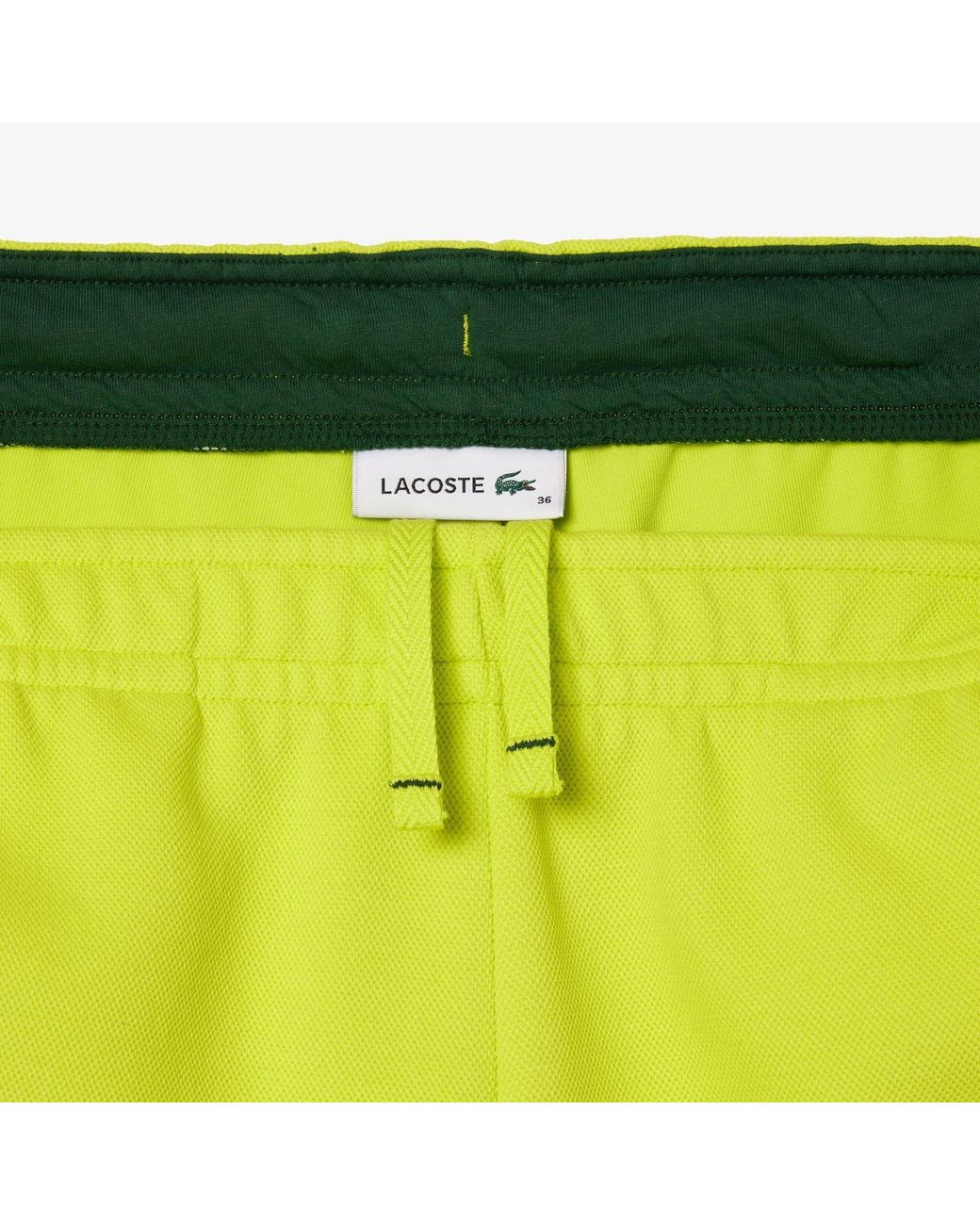 Lacoste Yellow Pique Jogging Pants