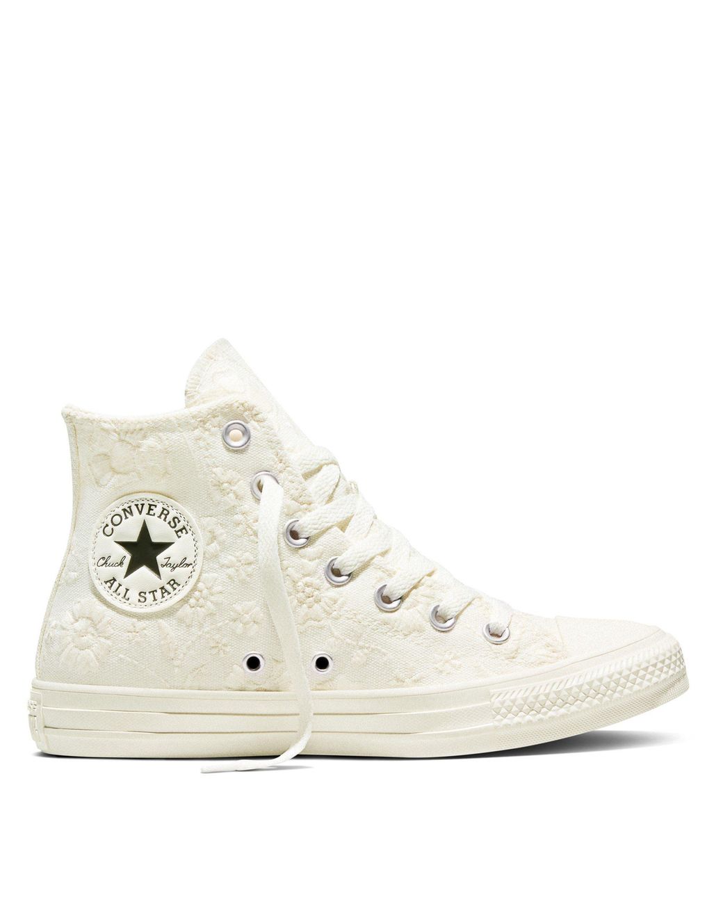 Converse White Canvas High-Top Trainers