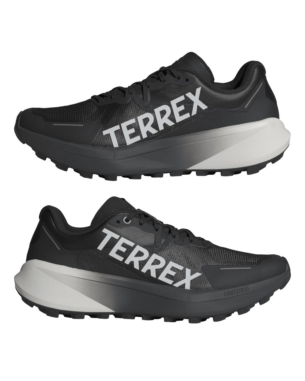 Adidas Black Terrex Agravic 3 Trail Running Shoes for men