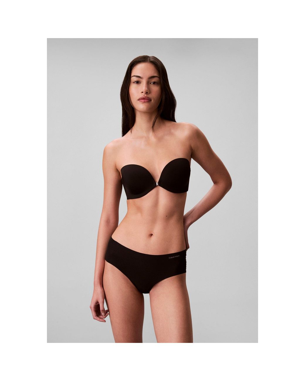 Calvin Klein Blue Non Wired Strapless Bra