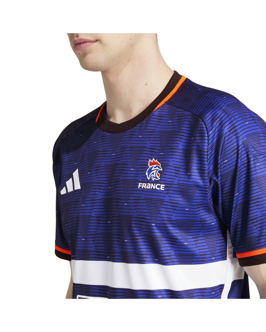 Adidas Blue F Hb Jersey Gym Top for men