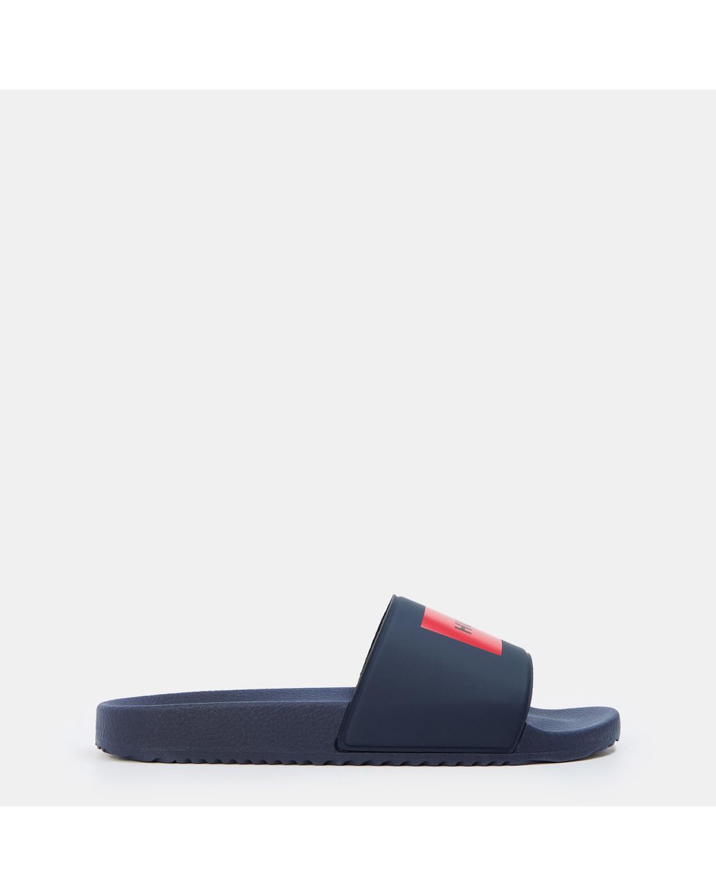 HUGO Blue Timein Logo Sliders for men