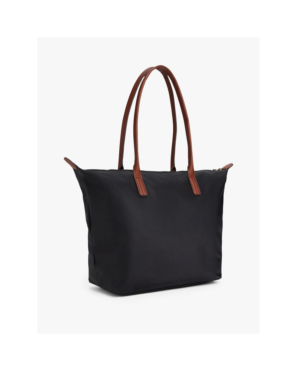 Tommy Hilfiger Black Popette Tote Bags