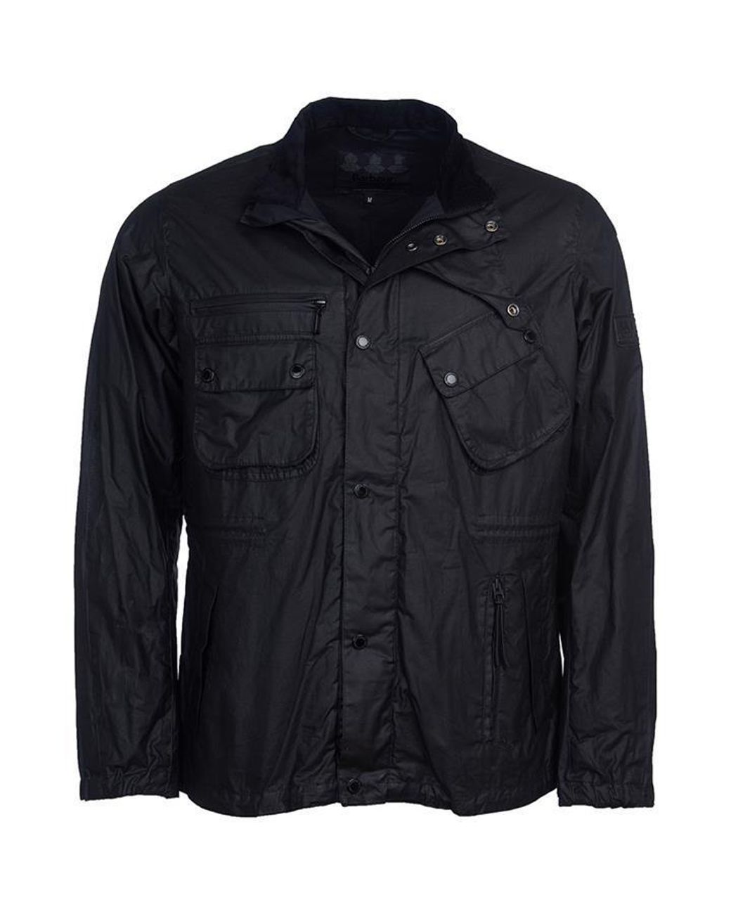 Barbour Audio Wax Jacket in Blue for Men | Lyst UK