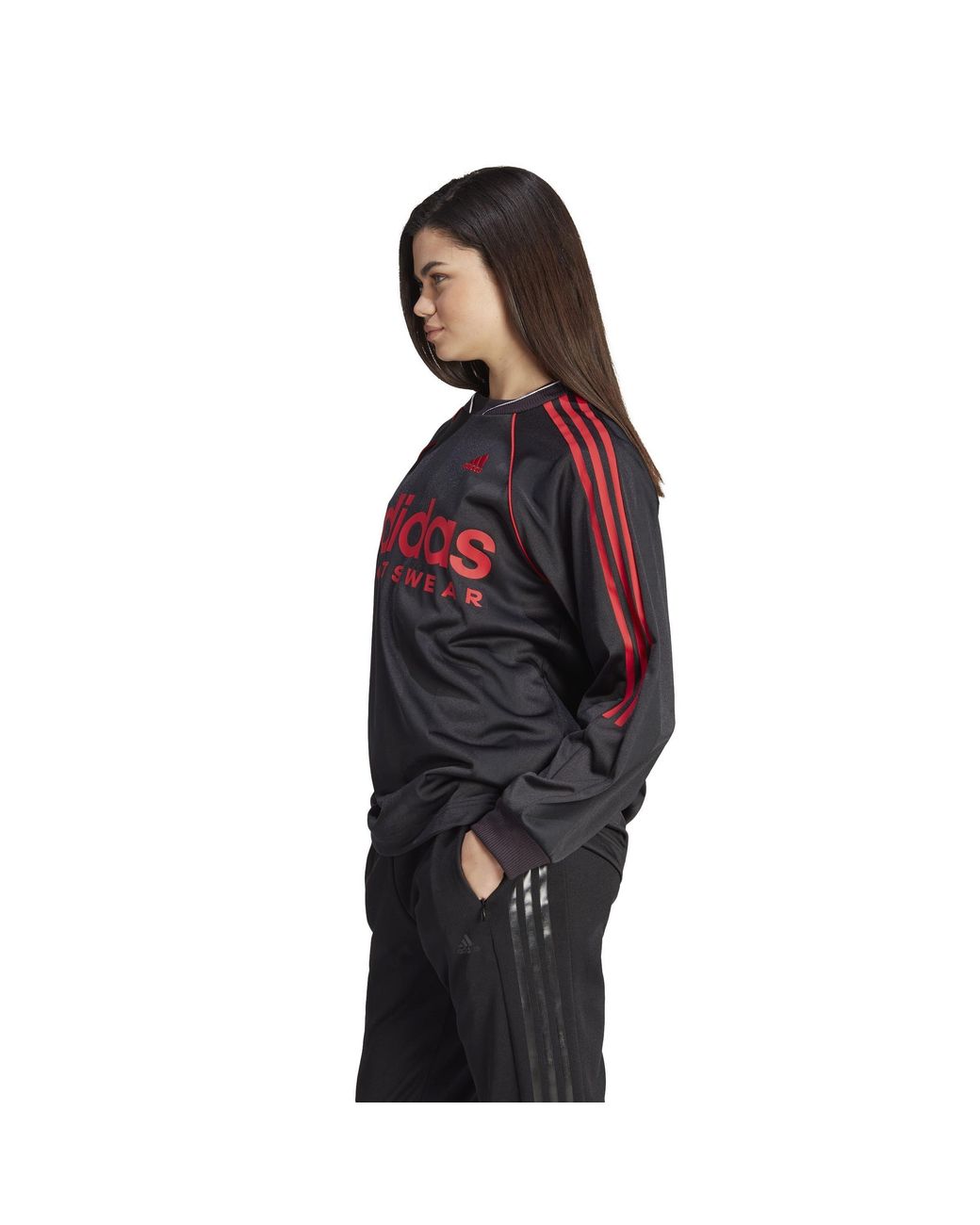 Adidas Black Jacquard Long-Sleeve Jersey