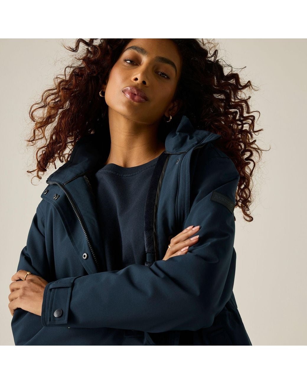 Regatta Blue Yasira Waterproof Jacket