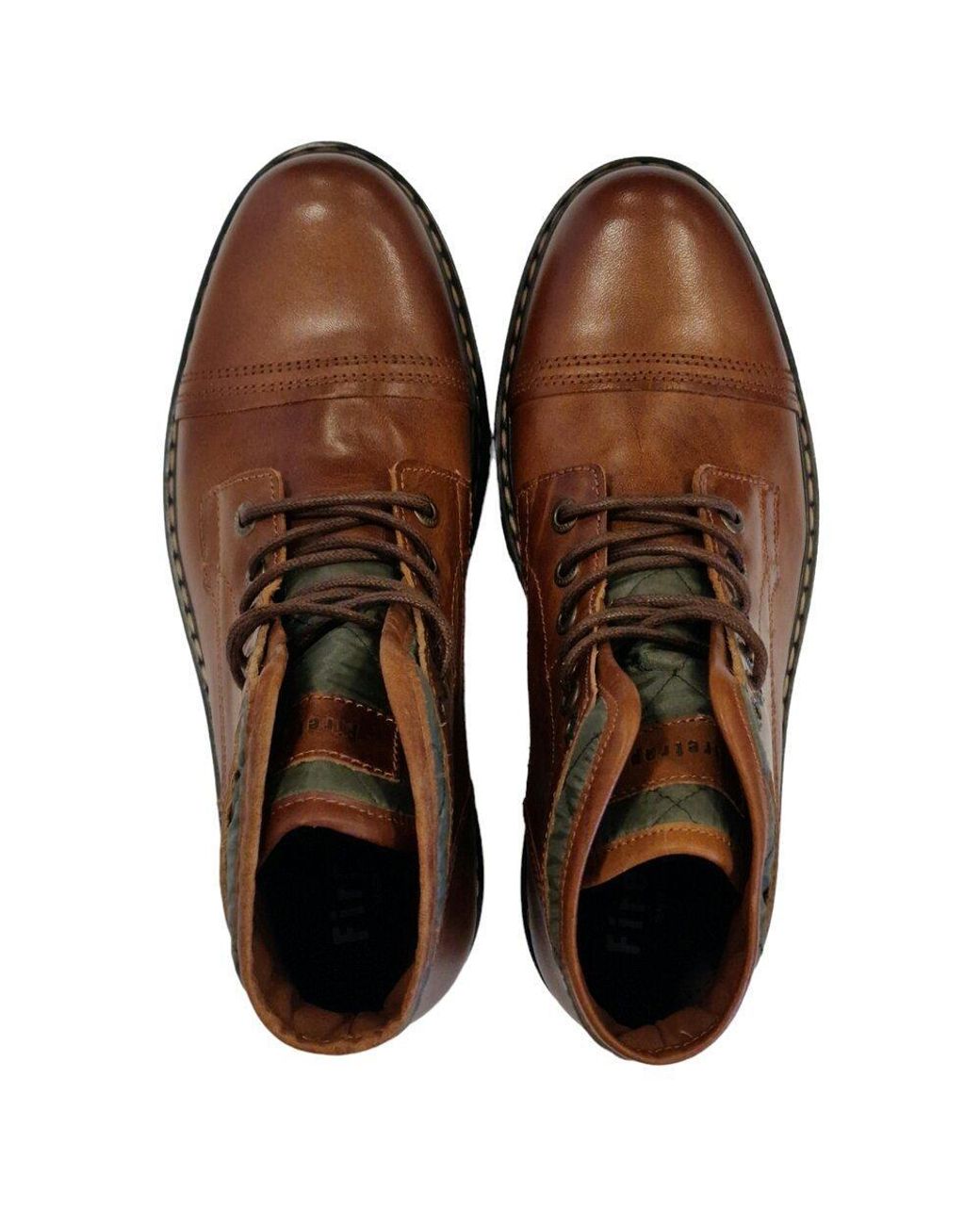 Firetrap Brown Aubin Mess Boots for men